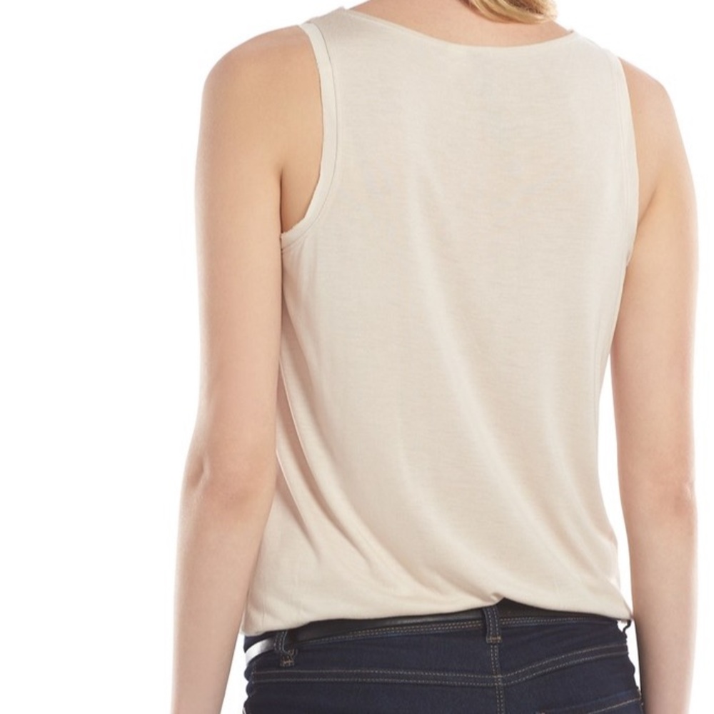 NWT LC Lauren Conrad Crochet Tank Size XS - Picture 2 of 3